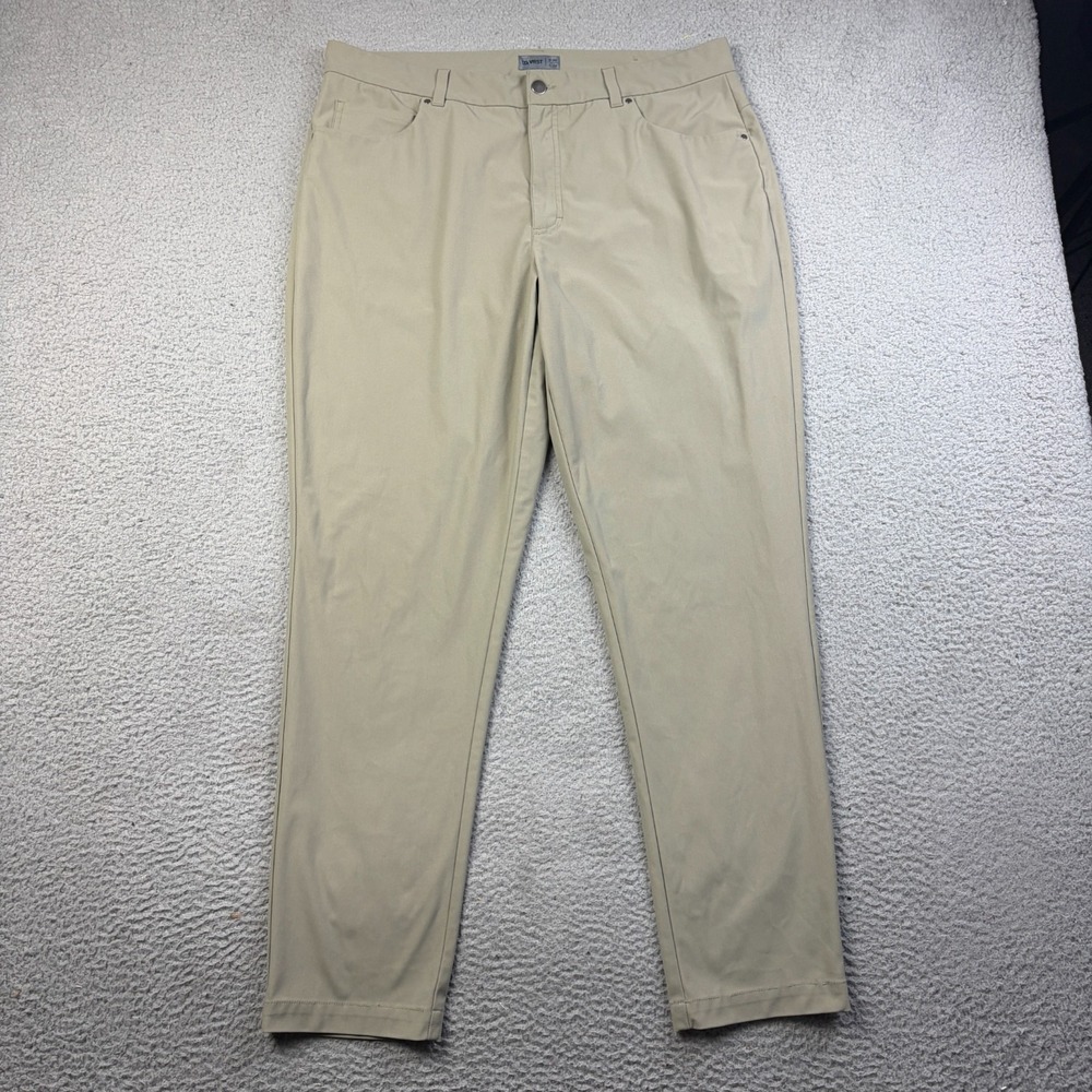 VRST Men Limitless Performance Khaki Pants Chino Golf Commuter Stretch 38x32